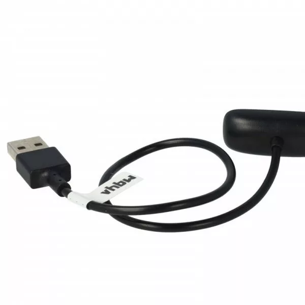 Töltőkábel Fitbit Ace Fitness Tracker - USB A Kábel, 30cm, fekete - Utángyártott