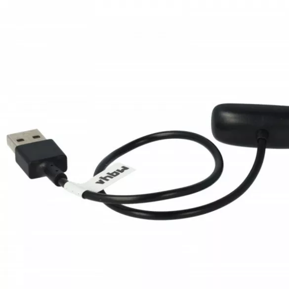 Töltőkábel Fitbit Ace Fitness Tracker - USB A Kábel, 30cm, fekete - Utángyártott - VHBW