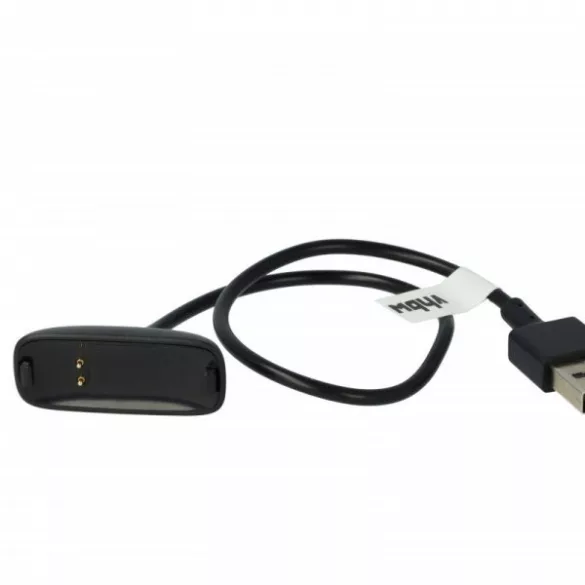 Töltőkábel Fitbit Ace Fitness Tracker - USB A Kábel, 30cm, fekete - Utángyártott - VHBW