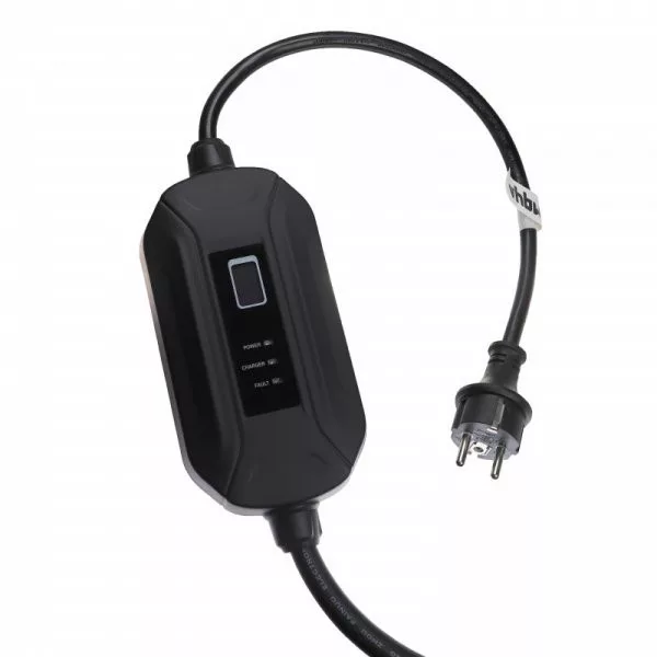 Töltőkábel elektromos autóhoz, Plug-In Hybrid - Type 2 -> Eur foglalat, 1 fázis, 16 A, 3.5 kW, 10m - Utángyártott
