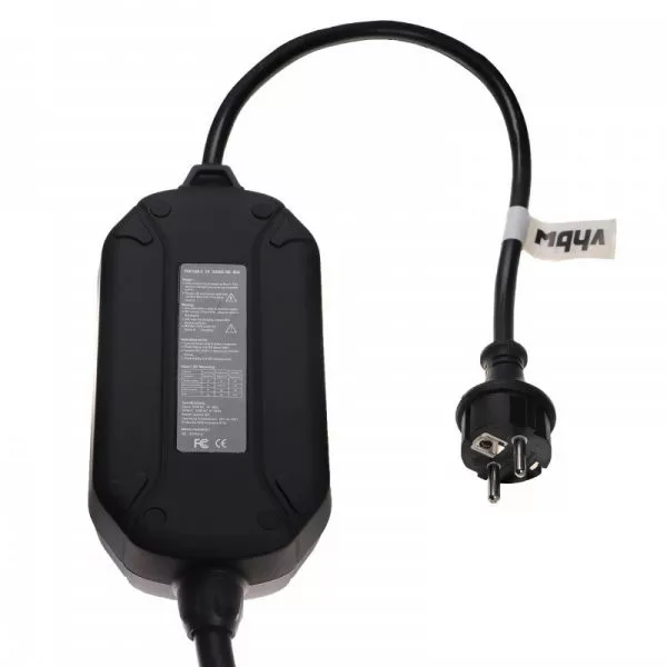 Töltőkábel elektromos autóhoz, Plug-In Hybrid - Type 2 -> Eur foglalat, 1 fázis, 16 A, 3.5 kW, 5 m - Utángyártott