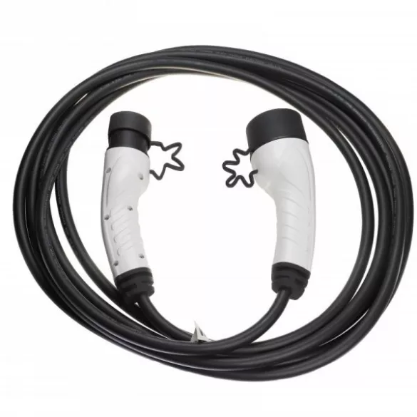 Töltőkábel elektromos autóhoz, Plug-In Hybrid - Type 2 -> Type 2, 1 fázis, 16 A, 3.5 kW, 7 m - Utángyártott - VHBW