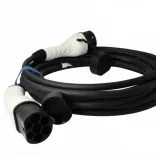Töltőkábel elektromos autóhoz, Plug-In Hybrid - Type 2 -> Type 2, 1 fázis, 32 A, 7 kW, 10 m - Utángyártott - VHBW