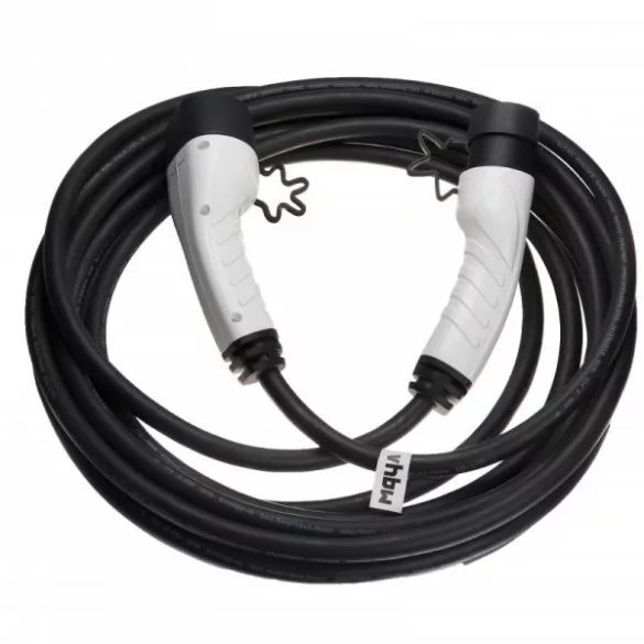 Töltőkábel elektromos autóhoz, Plug-In Hybrid - Type 2 -> Type 2, 3 fázisú, 16 A, 11 kW, 10 m - Utángyártott - VHBW