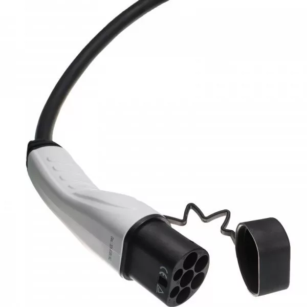 Töltőkábel elektromos autóhoz, Plug-In Hybrid - Type 2 -> Type 2, 3 fázisú, 32 A, 22 kW, 10 m - Utángyártott