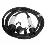 Töltőkábel elektromos autóhoz, Plug-In Hybrid - Type 2 -> Type 2, 3 fázisú, 32 A, 22 kW, 5 m - Utángyártott - VHBW