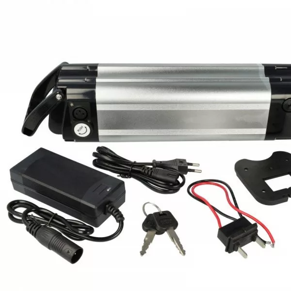 elektromos kerékpár akku - Prophete Alu-Rex / Hagebaumarkt / Hofer / Praktiker / Aldi - 10.4 Ah 24 V Li-Ion, fekete / s - Utángyártott elektromos kerékpár akku - Prophete Alu-Rex / Hagebaumarkt / Hofer / Praktiker / Aldi - 10.4 Ah 24 V Li-Ion, fekete / s - Utángyártott