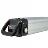 elektromos kerékpár akku - Prophete Alu-Rex / Hagebaumarkt / Hofer / Praktiker / Aldi - 10.4 Ah 24 V Li-Ion, fekete / s - Utángyártott - VHBW
