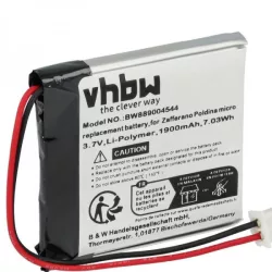   Asztali Lámpa Zafferano BAT04704004001000 - 1900 mAh 3.7 V Li-polymer - Utángyártott akku