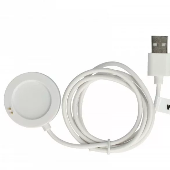 USB Töltőállomás Xiaomi Watch - Xiaomi okosóra  - 102 cm, fehér - Utángyártott - VHBW