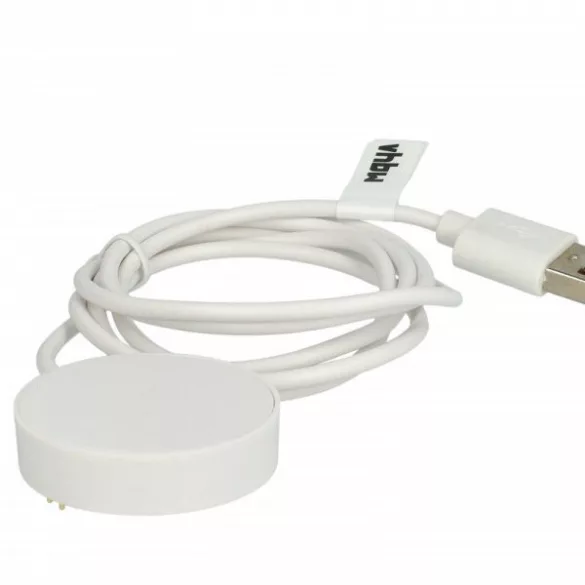 USB Töltőállomás Xiaomi Watch - Xiaomi okosóra  - 102 cm, fehér - Utángyártott - VHBW