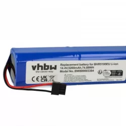   Xiaomi P2150-4S2P-MMBK for Dreame 5200mAh, 14.4V, Li-Ion - Utángyártott porszívó akku - VHBW