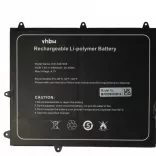 Trekstor 3487265P, HW-3487265, TH116A - 4800 mAh 7.6 V Li-polymer - Utángyártott notebook akku - VHBW