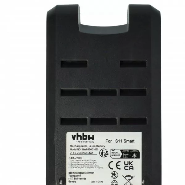 Tineco S11-02 for Tineco 2500mAh, 21.6V, Li-Ion - Utángyártott porszívó akku