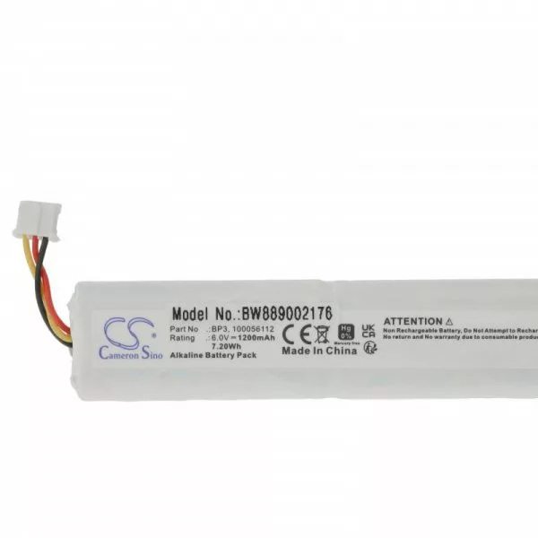 Telenot BP3, 100056112 - 1200 mAh 6 V Alkaline Utángyártott riasztórendszer akku Telenot BP3, 100056112 - 1200 mAh 6 V Alkaline Utángyártott riasztórendszer akku