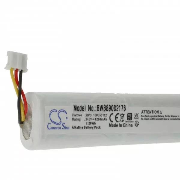 Telenot BP3, 100056112 - 1200 mAh 6 V Alkaline Utángyártott riasztórendszer akku