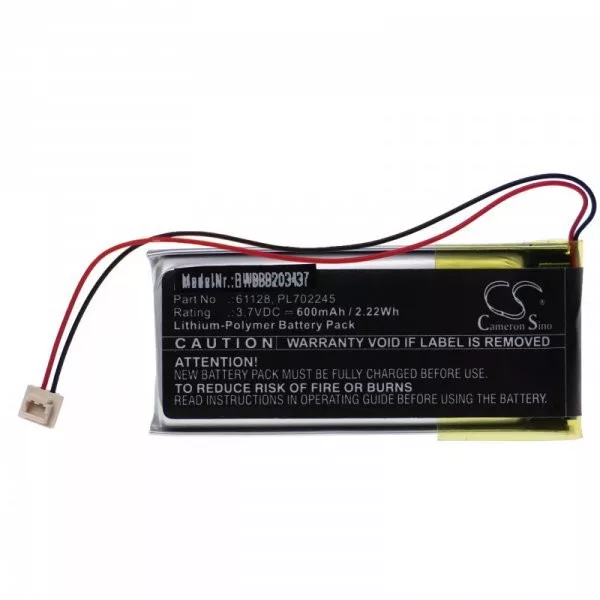 Streamlight Clipmate - világítás - 61128, PL702245 - 600 mAh 3.7 V Li-polymer - Utángyártott akku Streamlight Clipmate - világítás - 61128, PL702245 - 600 mAh 3.7 V Li-polymer - Utángyártott akku