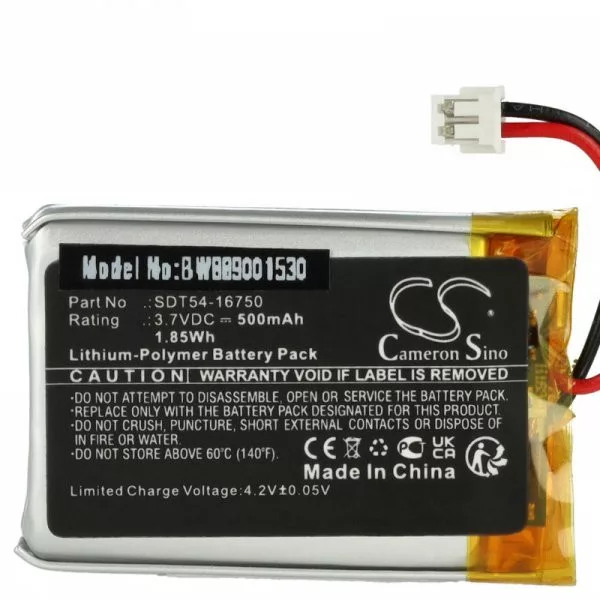 Kutya nyakörv Sportdog SDT54-16750 - 500 mAh 3.7 V Li-polymer - Utángyártott akku Kutya nyakörv Sportdog SDT54-16750 - 500 mAh 3.7 V Li-polymer - Utángyártott akku