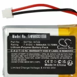 Kutya nyakörv SportDOG SD-1275E, SD-875E - 500 mAh 7.4 V Li-polymer - Utángyártott akku - VHBW