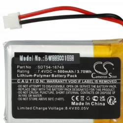   Kutya nyakörv SportDOG SD-1275E, SD-875E - 500 mAh 7.4 V Li-polymer - Utángyártott akku