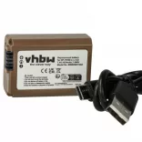Sony NP-FW50 - 1030mAh, 7.4V, Li-Ion Info Chip, USB C Socket - Utángyártott Kamera akku - VHBW