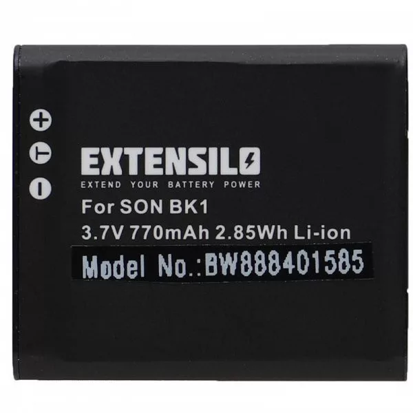 Sony NP-FK1, NP-BK1 - 770 mAh 3.7 V Li-Ion - Utángyártott kamera akku