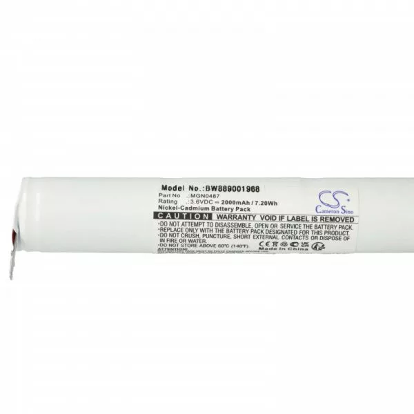 Schneider OVA TD110431 - 2000 mAh 3.6 V NiCd - Utángyártott vészvilágítás akku Schneider OVA TD110431 - 2000 mAh 3.6 V NiCd - Utángyártott vészvilágítás akku