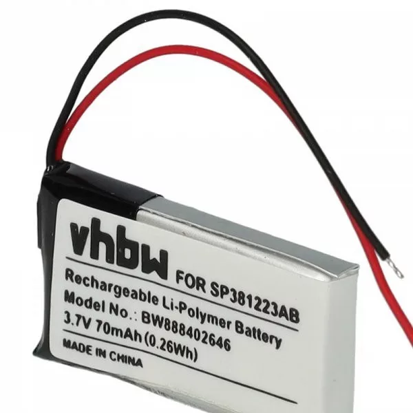 VR szemüveg Samsung SP381223AB - 70 mAh 3.7 V Li-polymer - Utángyártott akku
