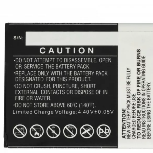 Samsung EB-BG525BBE, GH43-05060A - 3000 mAh 3.85 V Li-Ion - Utángyártott telefon akku - VHBW