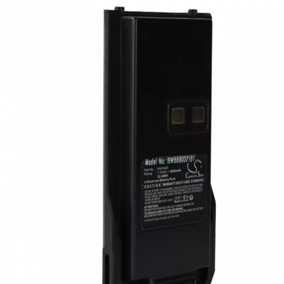 Retevis FA9140A - 3000 mAh 7.4 V Li-Ion - Utángyártott rádió akku - VHBW