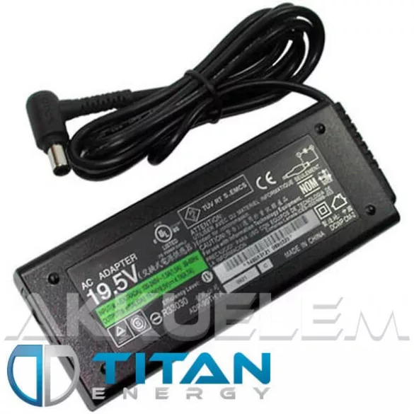 Sony 19,5V 4,74A 90W CP notebook adapter utángyártott - VHBW