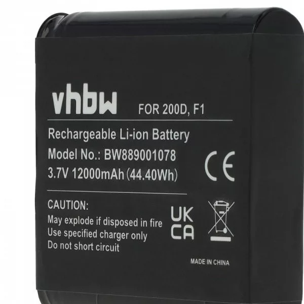 DAB Radio Pure ChargePAK F1, F1 - 12000 mAh 3.7 V Li-Ion - Utángyártott akku