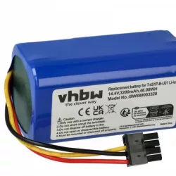   Proscenic T-4S1P-B-U21, INR18650-M30-4S1P for Proscenic 3200mAh, 14.4V, Li-Ion - Utángyártott porszívó akku