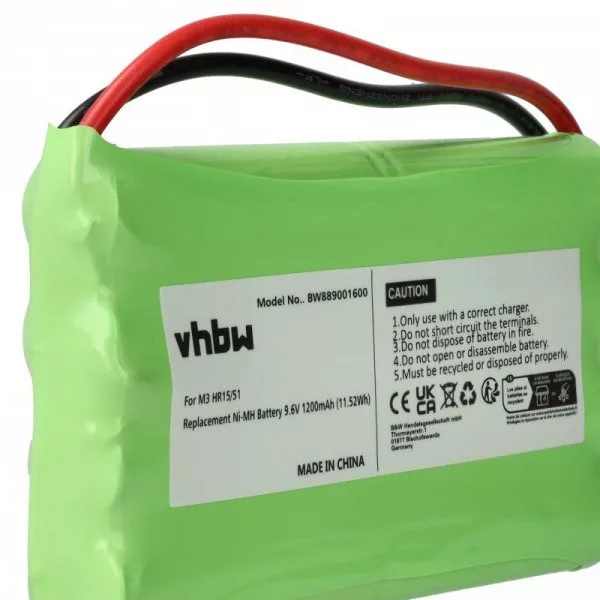Elektromos tolóajtó vezérlő Polargos S1512 - 1200 mAh 9.6 V NiMH - utángyártott akku