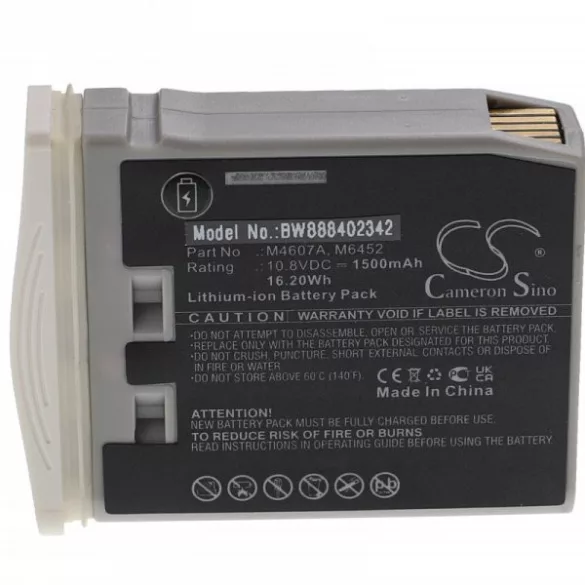 Egészségügyi eszköz - Philips - 1500 mAh 10.8 V Li-Ion - Utángyártott akku - VHBW