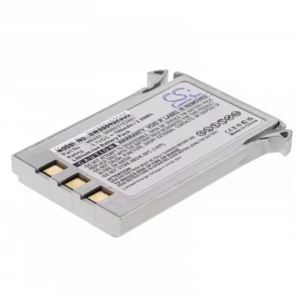 Egészségügyi eszköz - Philips 989803152881, M6480 - 700 mAh 3.7 V Li-Ion - Utángyártott akku - VHBW