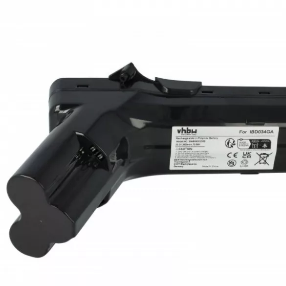 Philips IBD034GA, 300000517621, 300000517631, 6.27.40.08-0 for Philips 3000mAh, 25.2V, Li-Ion - Utángyártott porszívó akku - VHBW