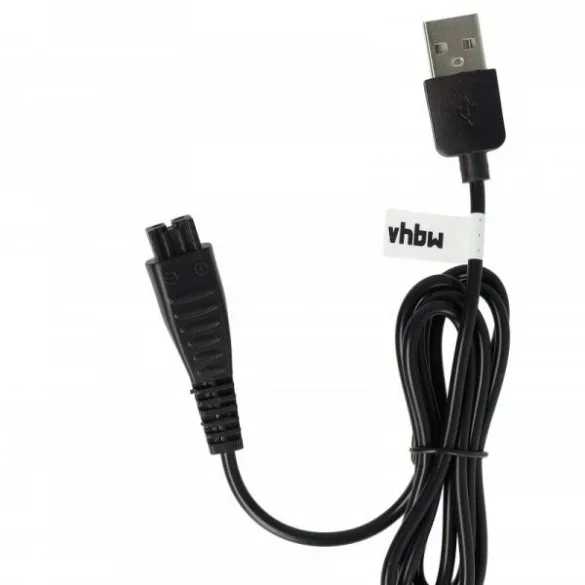 USB Töltőkábel Panasonic RE7-59, RE7-68, RE7-51, RE7-40 for Panasonic borotva - 120 cm - Utángyártott - VHBW