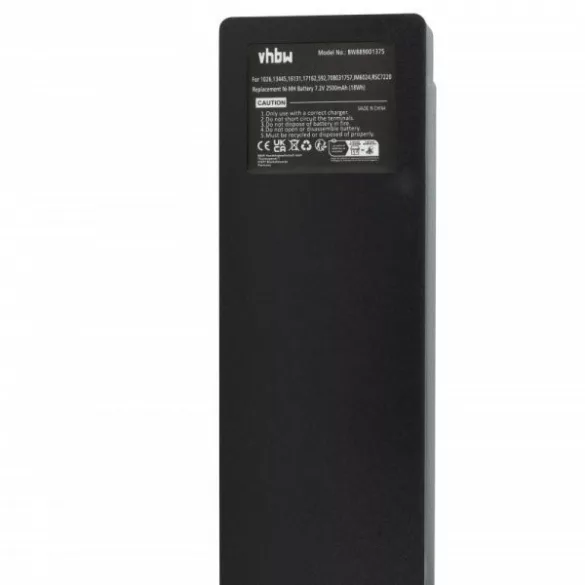 Palfinger 17162, 708031757, 16131, 1026, 13445 - 2500 mAh 7.2 V NiMH Utángyártott távirányító akku - VHBW