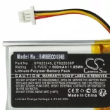 Opticon ET622538P, SP622540 - 500 mAh 3.7 V Li-polymer Utángyártott vonalkód olvasó akku - VHBW