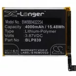Oppo BLP839 - 4000 mAh 3.87 V Li-polymer - Utángyártott telefon akku - VHBW