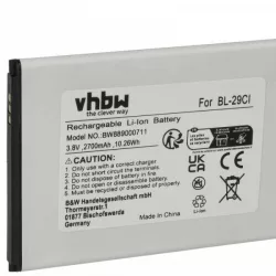   Nokia BL-29CL, BL-29CI - 2700 mAh 3.8 V Li-Ion - Utángyártott telefon akku