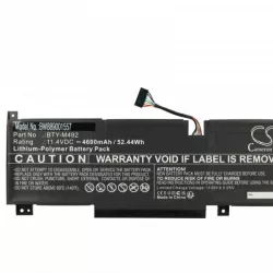   MSI BTY-M492 - 4600 mAh 11.4 V Li-polymer, fekete - Utángyártott notebook akku