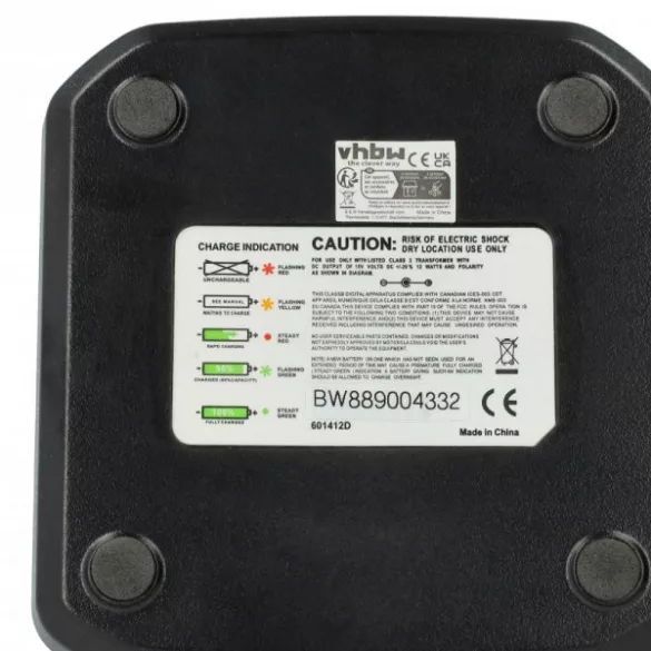 Dupla töltő Motorola NNTN7558A for Motorola Walkie Talkie, 4 - 15V, 0,8 (2 x 0,4)A - Utángyártott - VHBW