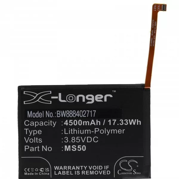 Motorola MS50, SB18D09927 - 4500 mAh 3.85 V Li-polymer - Utángyártott telefon akku Motorola MS50, SB18D09927 - 4500 mAh 3.85 V Li-polymer - Utángyártott telefon akku