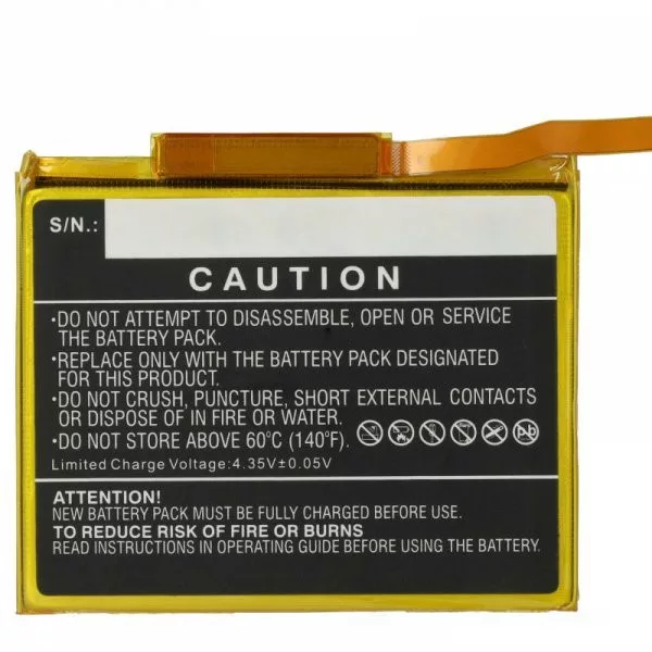 Motorola KV30, SB18C40007 - 1100 mAh 3.8 V Li-polymer - Utángyártott telefon akku