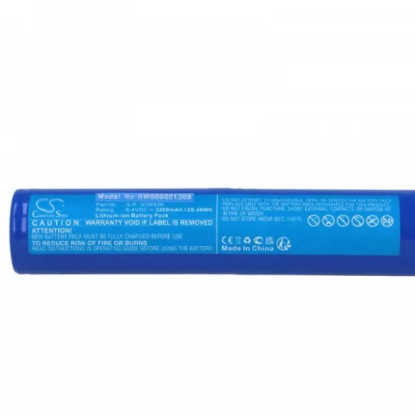 Maglite ILIF-3006526 - 3200 mAh 6.4 V Li-Ion - Utángyártott kézilámpa akku - VHBW
