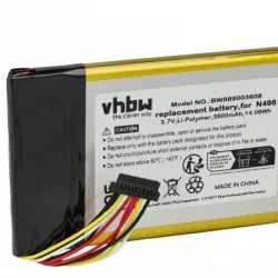 GPS Magellan N496 - 3800mAh, 3.7V - Utángyártott akku