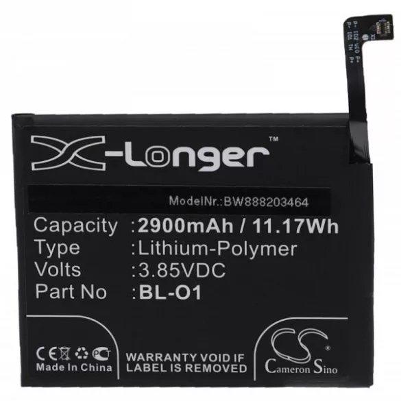 LG BL-O1, EAC64559001, EAC64619301 - 2900 mAh 3.85 V Li-polymer - Utángyártott telefon akku - VHBW