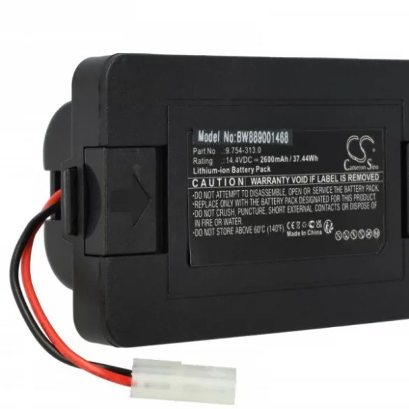 Kärcher 9.754-313.0 for Kärcher 2600mAh, 14.4V, Li-Ion - Utángyártott porszívó akku - VHBW